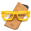Lew Vintage Square Acetate Glasses Frame