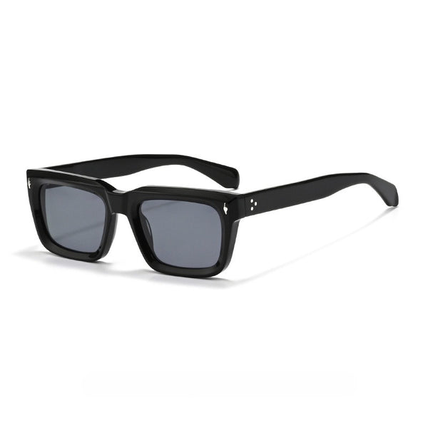 Sutton Premium Series Retro Rectangle Acetate Sunglasses