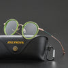 Iryna Retro Round Titanium Eyeglasses Frame