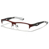 Leon Square Half Anti-Blue Light Men's Reading Glasses
