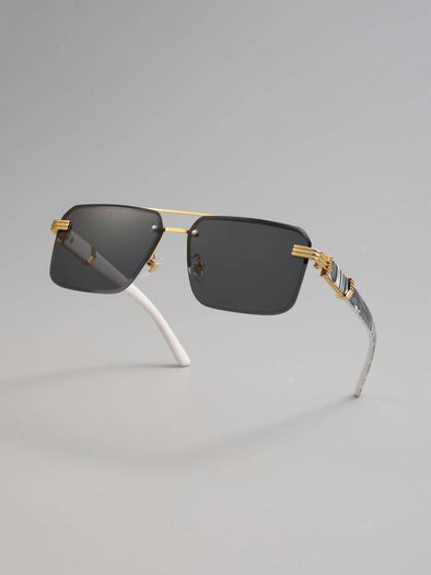 Unisex Semi Rimless Fashionable Sunglasses For Outdoor