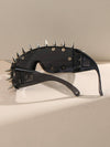 Men Spiked Decor One-piece Fashion Glasses For Party