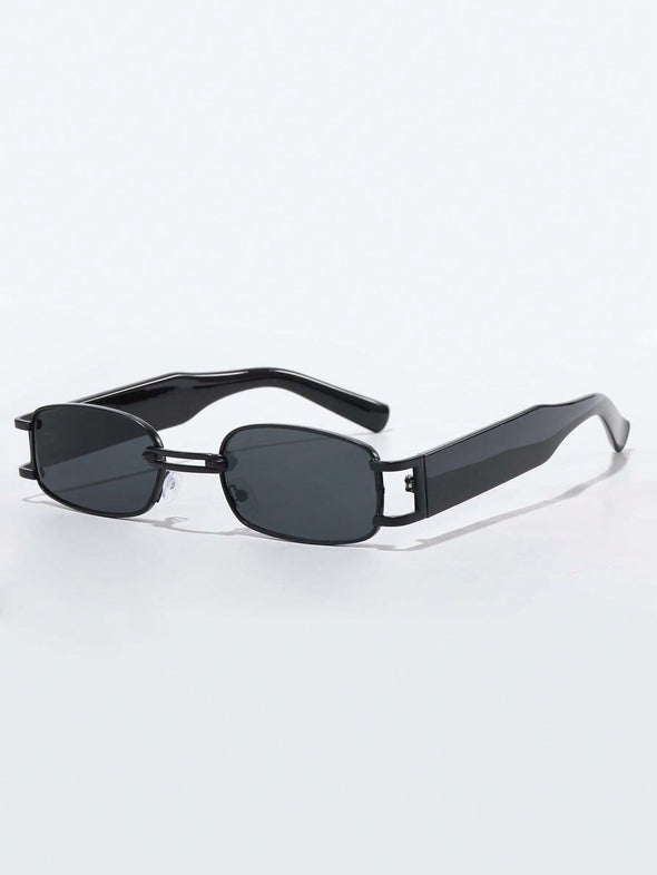 Hip-Hop Style Unisex Sunglasses Metal Frame Small Square Glasses Punk Personality Fashion Shades