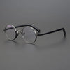 Farid Titanium Round Glasses Frame