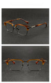 Shenzhen eyebrow glasses frame male Croxing same plate glasses 81086 fashionable large frame pure titanium glasses frame female