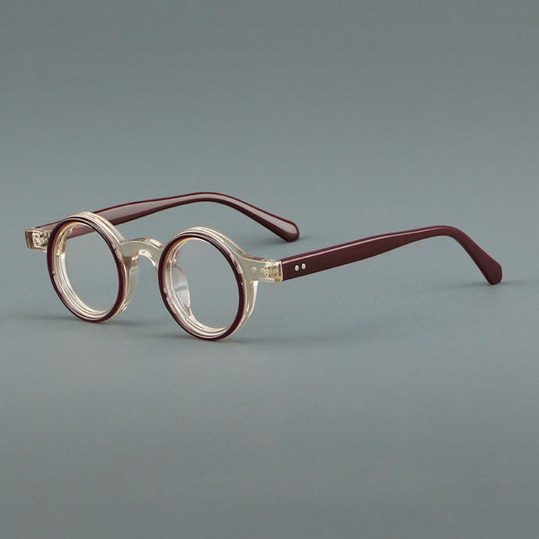 Krall Vintage Round Acetate Eyeglasses Frame