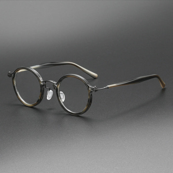 Tate Vintage Round Acetate Glasses Frame
