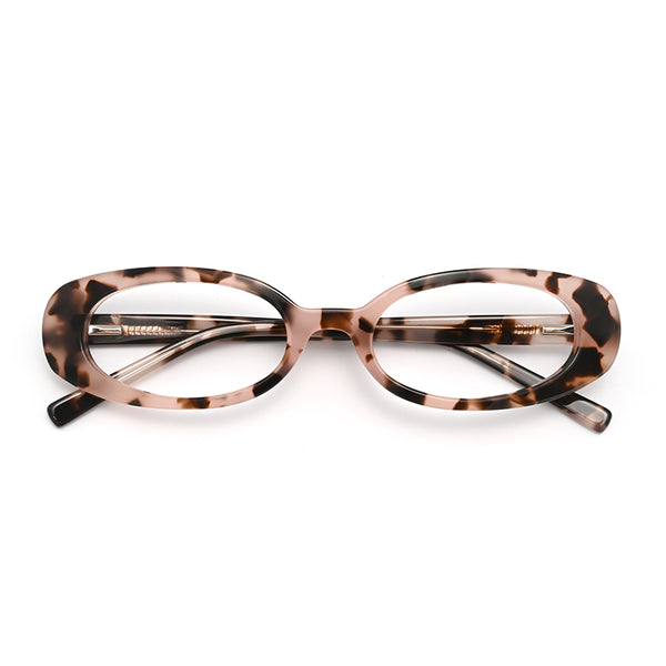 Jan Oval Vintage Acetate Eyeglasses Frame