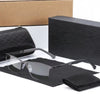JOLLYNOVA MEN'S RETRO HALF-FRAME ANTI-BLUE LIGHT READING GLASSES