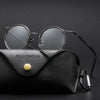 Mika Titanium Vintage Round Eyeglasses Frame