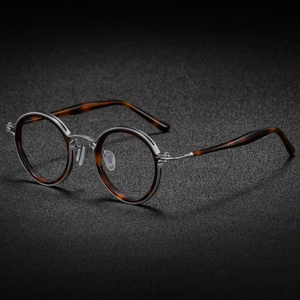 Tate Vintage Round Acetate Glasses Frame