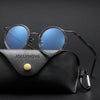 Mika Titanium Vintage Round Eyeglasses Frame