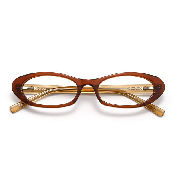 Diane Oval Vintage Acetate Eyeglasses Frame
