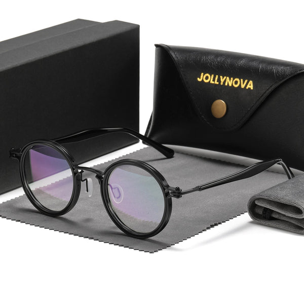 Tate Vintage Round Acetate Glasses Frame