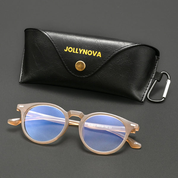 March TR90 Round Vintage Eyeglasses Frame