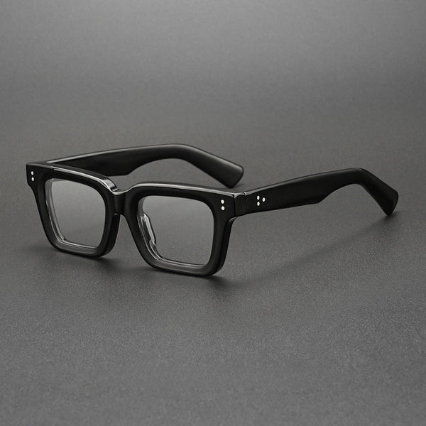 Len Vintage Square Acetate Glasses Frame