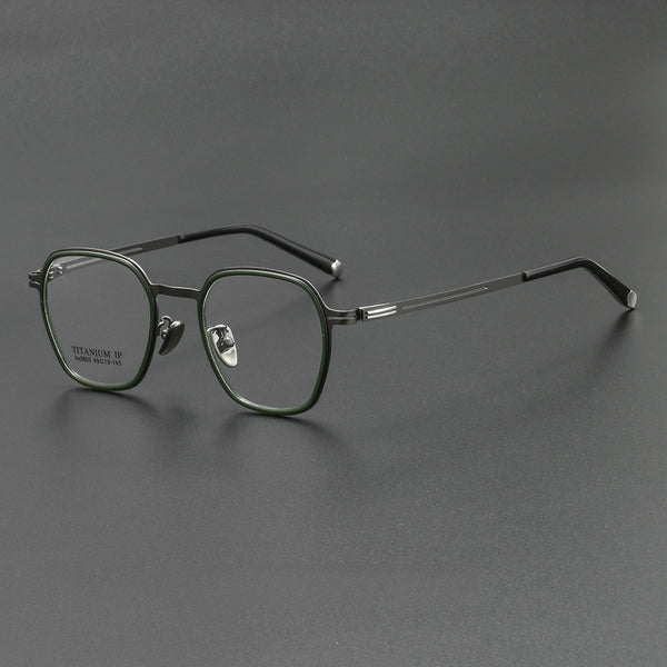McIver Retro Titanium Ultra-Light Glasses Frame