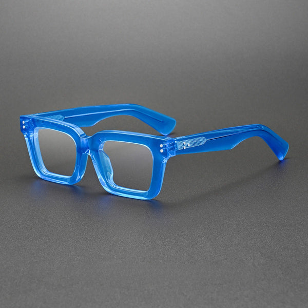 Len Vintage Square Acetate Glasses Frame