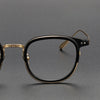 Elior Titanium Vintage Square Eyeglasses Frames