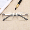 MEN'S RETRO HALF-FRAME ANTI-BLUE LIGHT READING GLASSES