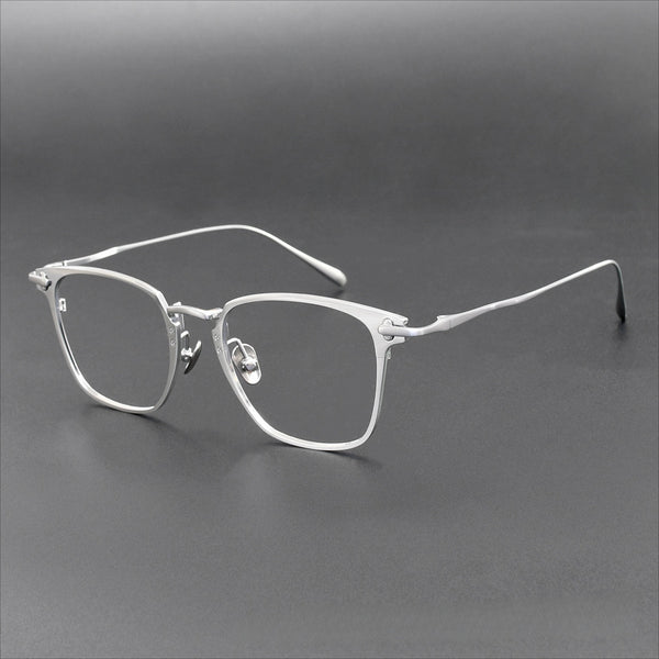 Roussel Vintage Square Titanium Eyeglasses Frame