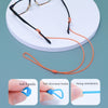 Glasses rope 8-character long silicone sports anti-fall glasses chain