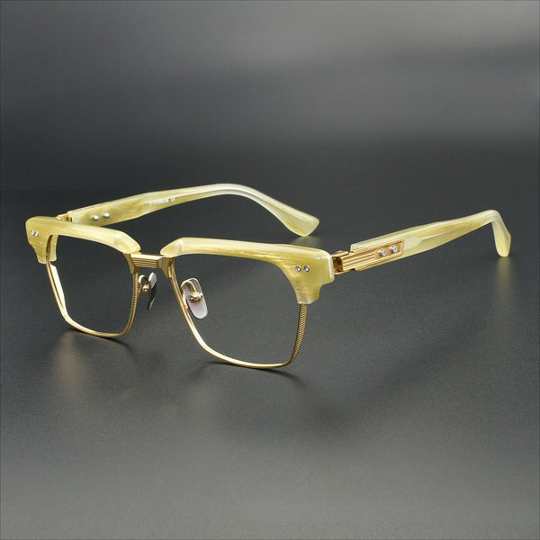 Erin Retro Rectangle Titanium Eyeglasses Frame