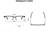 Malin Browline Retro Titanium Ultra-Light Glasses Frame