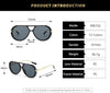 JOLLYNOVA New High quality metal Sunglasses
