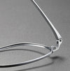 Miller Retro Titanium Square Glasses Frame