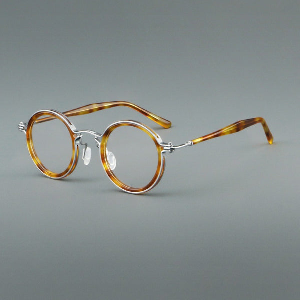 Tate Vintage Round Acetate Glasses Frame