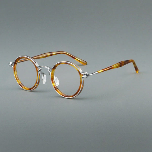 Tate Vintage Round Acetate Glasses Frame