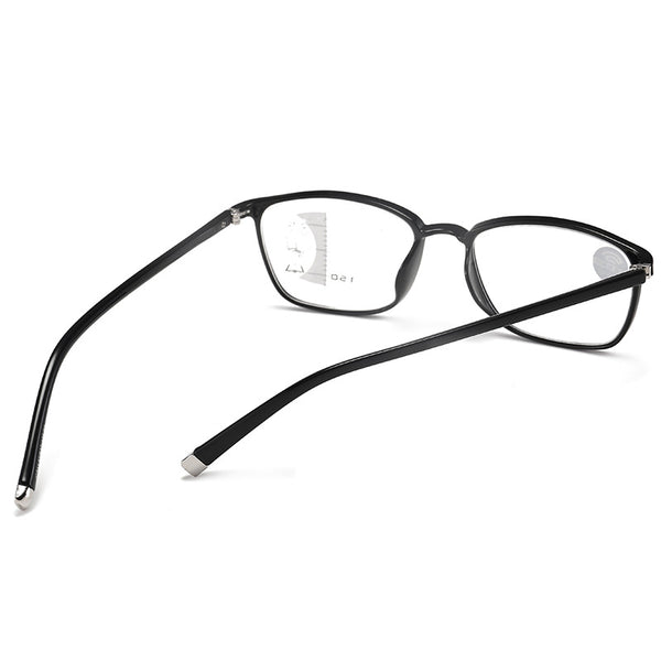 Men's Casual Multi-Focus Photochromic Anti-Blue Light Reading Glasses