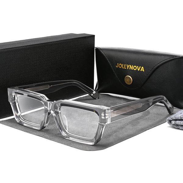 Skoff Retro Rectangle Acetate Glasses Frame