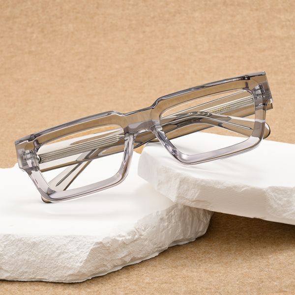 Skoff Retro Rectangle Acetate Glasses Frame