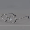 Kian Titanium Vintage Round Eyeglasses Frames