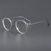 Draz Titanium Vintage Geometric Eyeglasses Frames