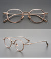 Best Fen M810S high degree adaptation small frame small face myopia glasses men and women Shenzhen pure titanium retro glasses frame