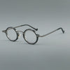 New plate small round frame glasses V17 retro eye frame metal flat light Danyang spot wholesale, can be equipped with reading glasses
