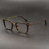 Japanese addition of the same style of Yong GMS-632 tortoiseshell color plate glasses frame square frame handmade titanium frame men's retro glasses frame