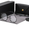 Mika Titanium Vintage Round Eyeglasses Frame