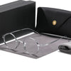 Monroe Titanium Round Glasses Frame
