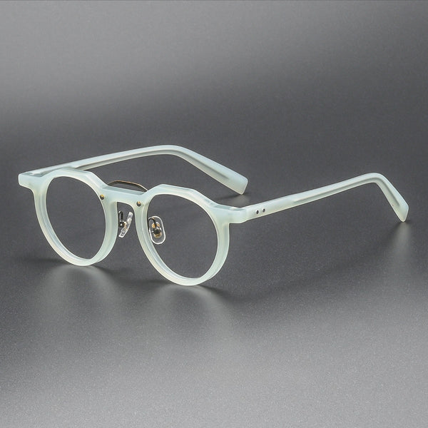 Ron Retro Round Acetate Glasses Frame
