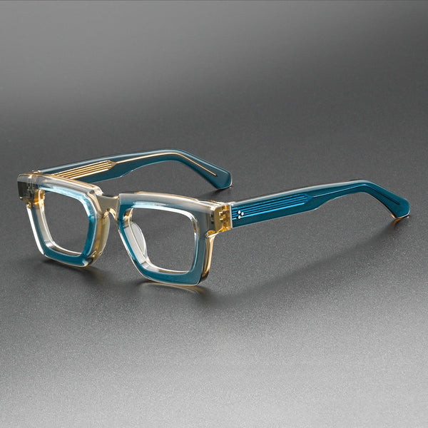 Quillen Retro Rectangle Acetate Glasses Frame