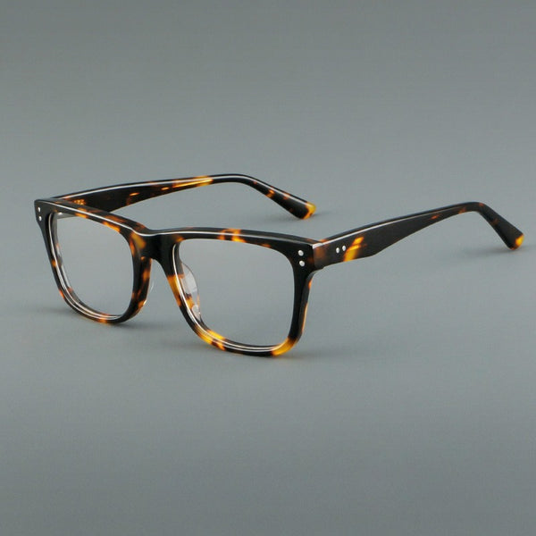 Saul Vintage Square Acetate Glasses Frame