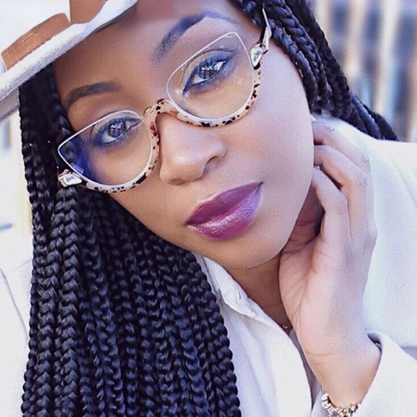 Transparent Cat Eye Prescription Glasses Frame Women Men Eyewear Glass Jollynova