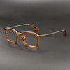 Japanese addition of the same style of Yong GMS-632 tortoiseshell color plate glasses frame square frame handmade titanium frame men's retro glasses frame