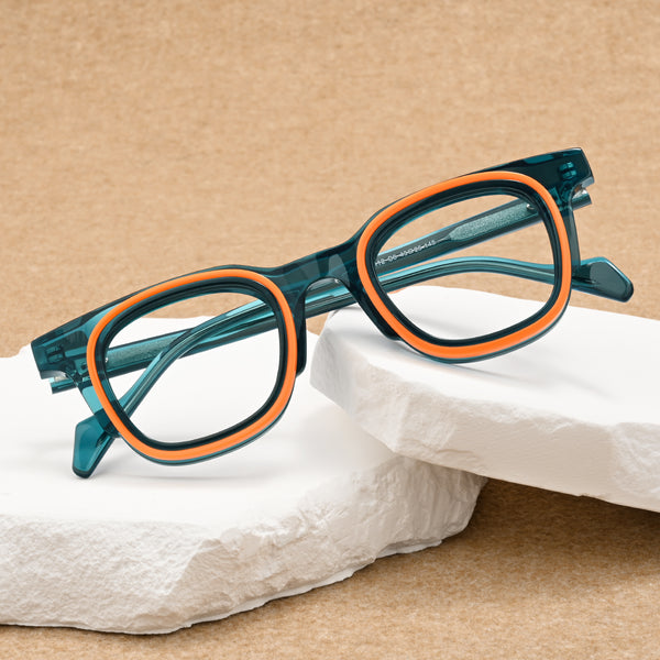 Lorand Vintage Square Acetate Glasses Frame