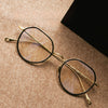 Whitney Titanium Geometric Glasses Frame