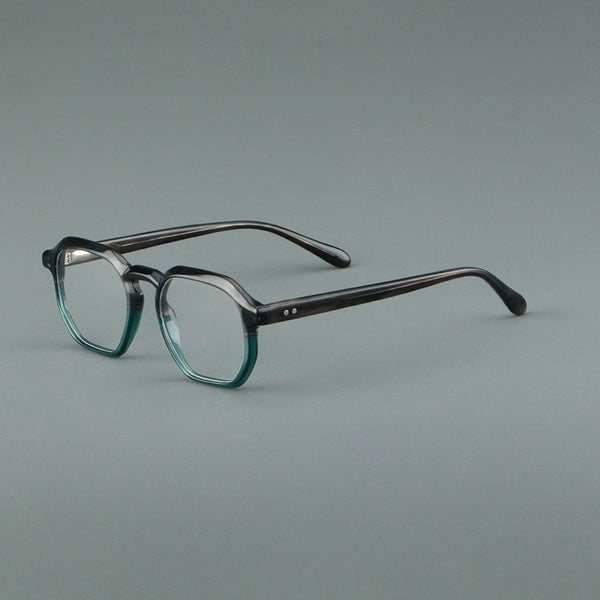 Tadros Vintage Geometric Acetate Glasses Frame